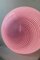 Vintage Murano Vetri Bubble Gum Pink Swirl Ceiling Lamp 2