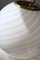 Vintage Murano White Swirl Ceiling Lamp 4