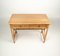 Mid-Century Bamboo, Rattan and Wood Writing Desk with Drawers, Italy, 1980s 5