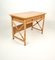 Mid-Century Bamboo, Rattan and Wood Writing Desk with Drawers, Italy, 1980s 3