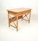 Mid-Century Schreibtisch aus Bambus, Rattan & Holz mit Schubladen, Italien, 1980er 3
