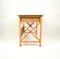 Mid-Century Bamboo, Rattan and Wood Writing Desk with Drawers, Italy, 1980s, Image 7