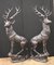 Lifesize Scottish Highlands Bronze Elk, Set of 2 1