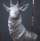 Lifesize Scottish Highlands Bronze Elk, Set of 2 5