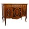 19th Century Transitional Marquetry Chest of Drawers, France, 1890s, Image 1