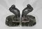 Art Deco Heron Bookends by Maurice Frécourt, 1920s, Set of 2 9