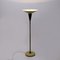 Floor Lamp with White Metal Reflector, 1940s 4