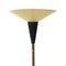 Floor Lamp with White Metal Reflector, 1940s 11