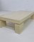 Large Travertine and Brass Coffee Table 14