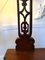 Antique Victorian Carved Mahogany Whatnot with Mirror Back 8