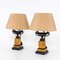 19th Century Table Lamps with Tazza Decor, Set of 2 2