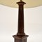 Antike neoklassizistische Tischlampe in Creme 8