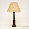 Antique Neoclassical Table Lamp in Cream 1