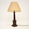 Antique Neoclassical Table Lamp in Cream, Image 2