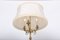 Vintage Stehlampe aus Messing 8