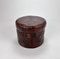 Leather Patchwork Storage Pouf, 1970s, Image 8