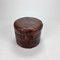 Leather Patchwork Storage Pouf, 1970s, Image 7