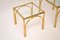 Vintage Brass and Faux Bamboo Nesting Tables, Set of 3 6