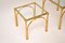 Vintage Brass and Faux Bamboo Nesting Tables, Set of 3, Image 6