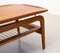 Danish Teak and Rattan Coffee Table from Toften, 1960s 4