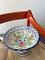 Portuguese Hand-Painted Pedestal Fruit Bowl 4