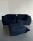 Navy Togo Corner Sofas and Footstool from Ligne Roset 1