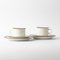 Vintage Porcelain Domino Coffee Cups by Anne Marie Trolle for Royal Copenhagen, 1970s, Set of 2, Image 1