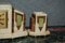 Art Deco Pendel aus Onyx und vergoldeter Bronze, 1930er, 3er Set 9