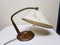 Lámpara ajustable vintage de teca, años 60, Imagen 3