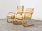 401 and 402 Lounge Chairs by Alvar Aalto for Artek, 1940s, Set of 2 2