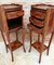 Louis XV French Walnut Bedside Tables with Marquetry, Set of 2 7