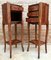 Louis XV French Walnut Bedside Tables with Marquetry, Set of 2, Image 11