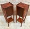 Louis XV French Walnut Bedside Tables with Marquetry, Set of 2 12