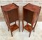 Louis XV French Walnut Bedside Tables with Marquetry, Set of 2, Image 12