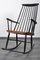 Rocking Chair in Solid Teak by Ilmari Tapiovara for Asko, Image 1