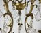 Forged Gilt Bronze & Crystal French Chandelier, 1960s 5