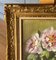 Natura morta con fiori, XX secolo, Olio su cartone, Incorniciato, Immagine 4