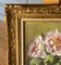 Still Life with Flowers, 20th Century, Oil on Cardboard, Framed 4