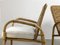 Sessel aus Bambus & Korbgeflecht von Adrien Audoux & Frida Minet, Frankreich, 1950er, 2er Set 2