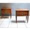 Vintage Italian Bedside Tables with Drawers and Swing Doors, Set of 2, Image 2