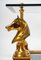 Couchtisch mit Gestell aus Glas & vergoldeter Bronze, 20. Jh. Von Maison Charles 2