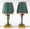 Art Deco Table Lamps in Brass and Lacquer by Jules Leleu for Maison Leleu, Set of 2 5