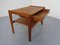 Teak Table with Drawer from Arne Wahl Iversen, Denmark, 1960s, Image 3