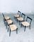 Mid-Century Modern S11 Model Dining Chairs by Alfred Hendrickx for Belform, Belgium, 1950s, Set of 6 28