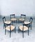 Mid-Century Modern S11 Model Dining Chairs by Alfred Hendrickx for Belform, Belgium, 1950s, Set of 6, Image 30