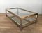 Vintage Glass & Brass Coffee Table by Willy Rizzo, 1970s 2