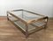 Vintage Glass & Brass Coffee Table by Willy Rizzo, 1970s, Image 2