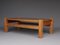 Vintage Scandinavian Solid Pine Coffee Table 8