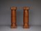 Vintage Carved Yew Wood Pedestal Columns, Set of 2 19