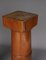 Vintage Carved Yew Wood Pedestal Columns, Set of 2 7